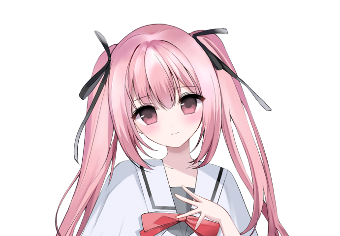 Saeki Akari Bust Illustration